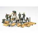 TAMIYA 1/48 WWII German Tank Crew Field Maintenance Set
