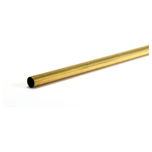 K&S Engineering Round Brass Tubing 17/32 x 0.14 x 12