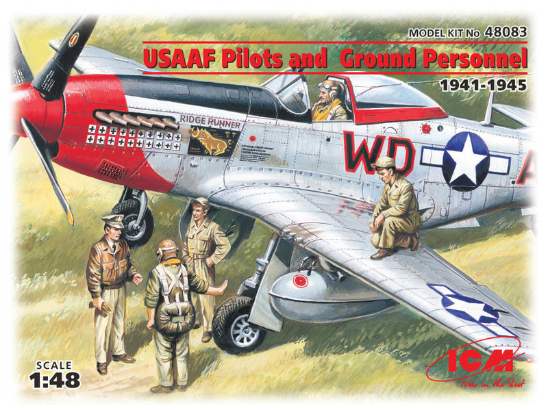 ICM 1/48 USAAF Pilots and Ground Personnel (1941-1945)