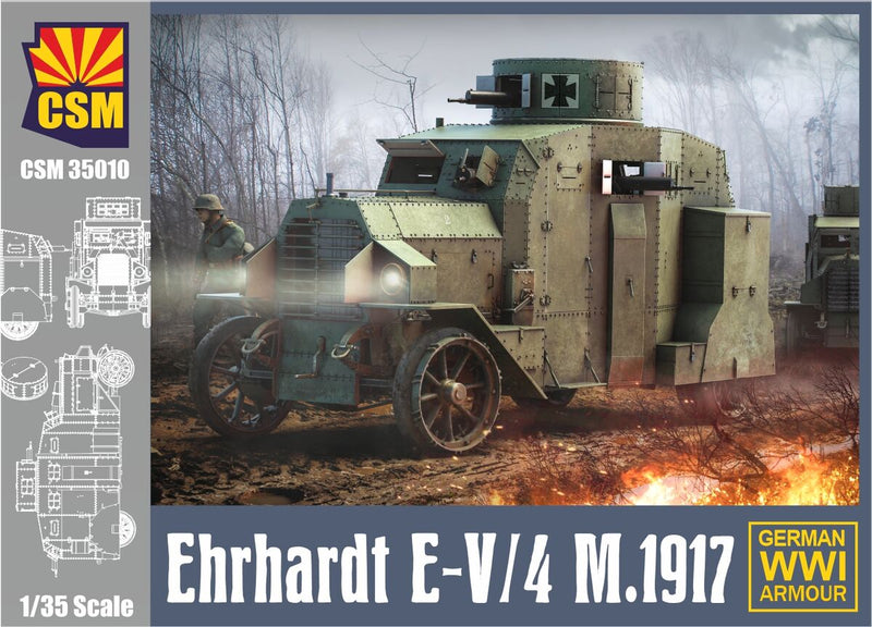 Ehrhardt EV/4 M.1917 1:35 - Modèles d'État en cuivre 35010