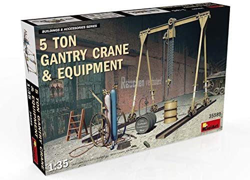 MiniArt 1/35 5 Ton Gantry Crane &amp; Equipmnet
