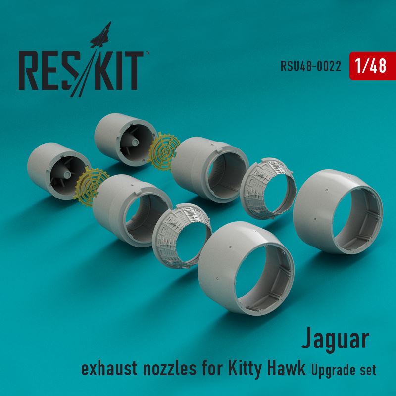 1:48 ResKit Jaguar Exhaust Nozzles (KTH kit)