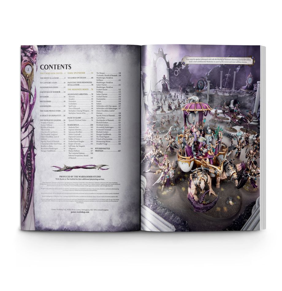 Chaos Battletome: Hedonitas de Slaanesh (ESPAÑOL)