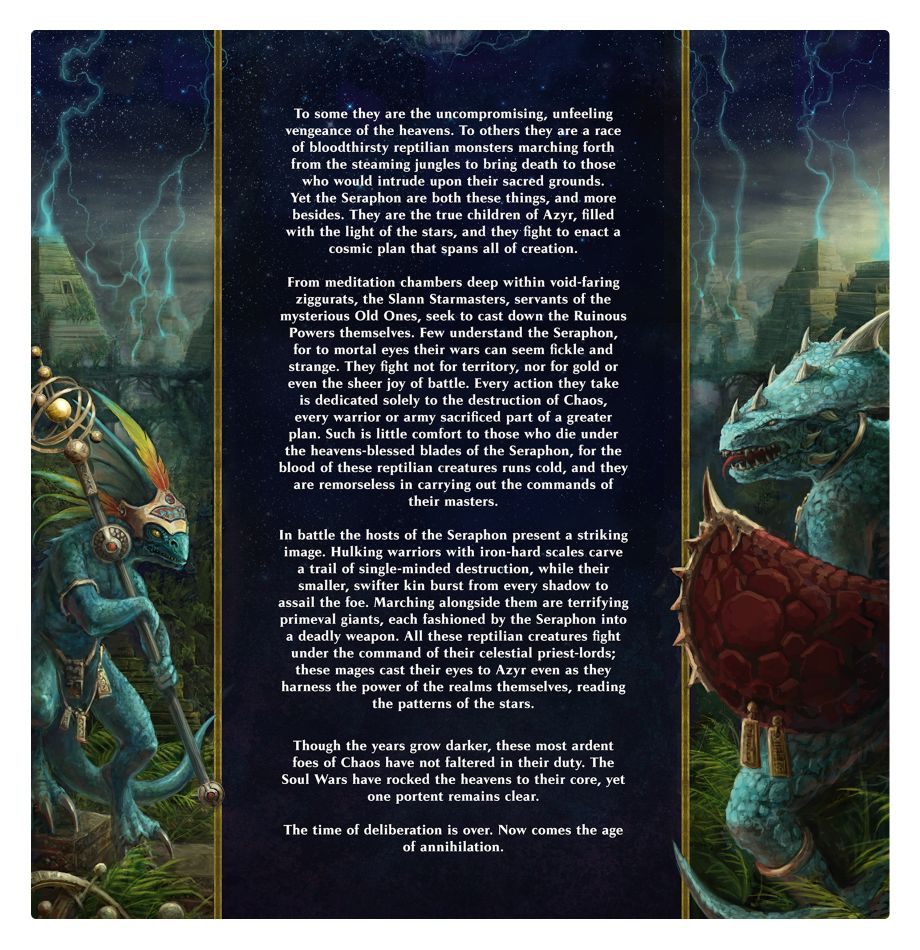 Battletome: Seraphon (Ingles)