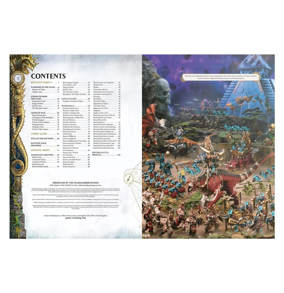 Battletome: Seraphon (Ingles)