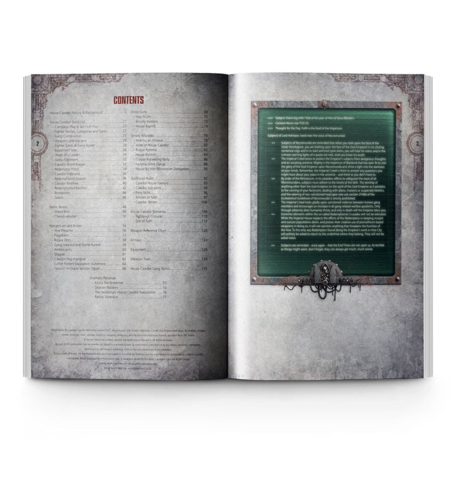 Necromunda: House of Faith (Ingles)