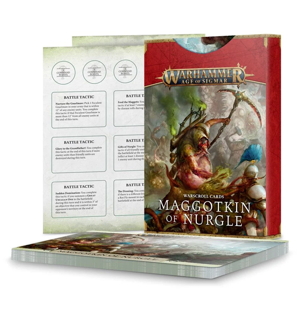 Warscroll Cards: Maggotkin of Nurgle (ESP)