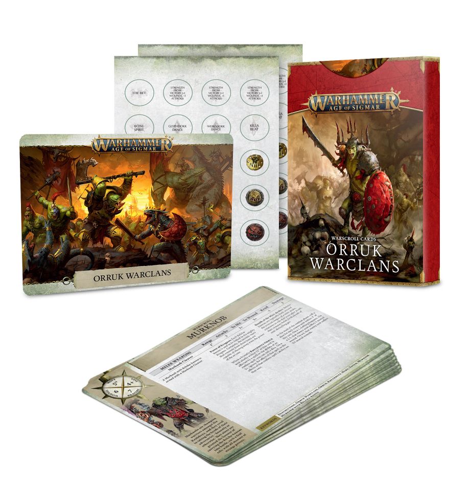 Warscroll Cards: Orruk Warclans (ESP)