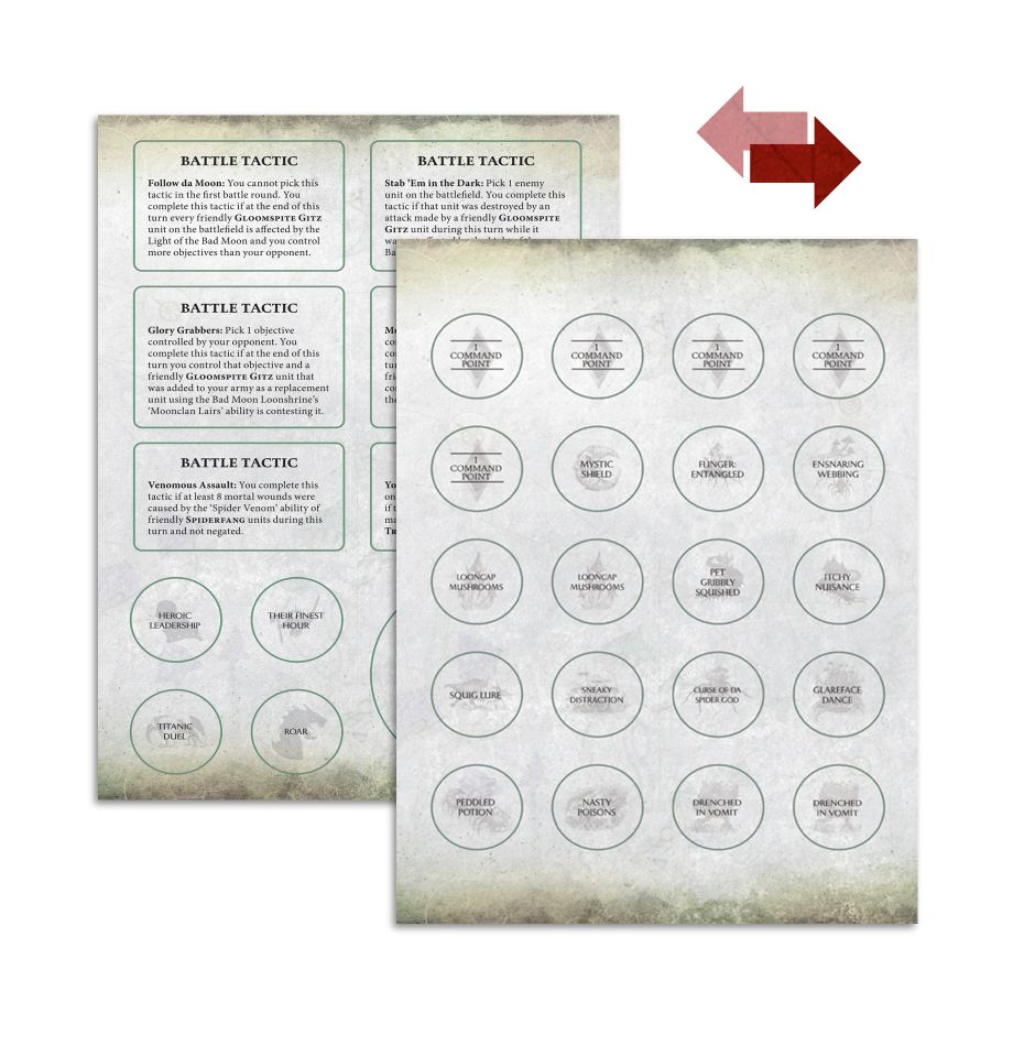 Warscroll Cards: Gloomspite Gitz