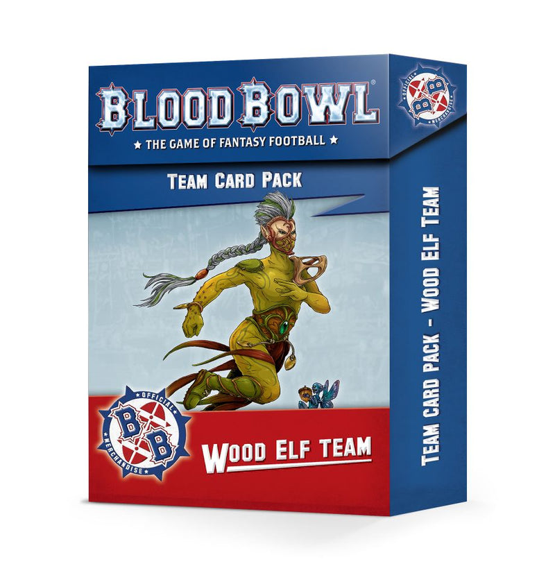 Pack de cartes de l'équipe des elfes des bois de Blood Bowl