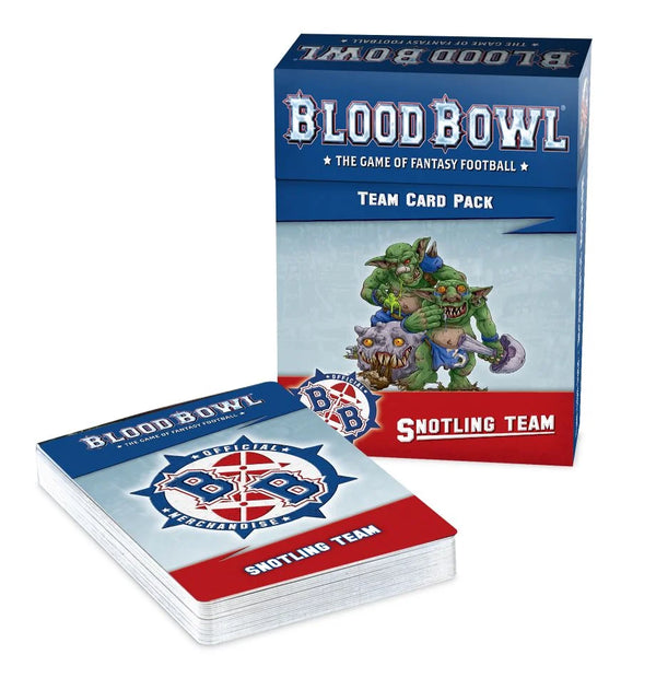 Pack de cartes de l'équipe Snotling de Blood Bowl