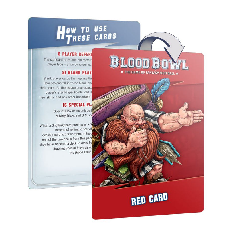 Pack de cartes de l'équipe Snotling de Blood Bowl