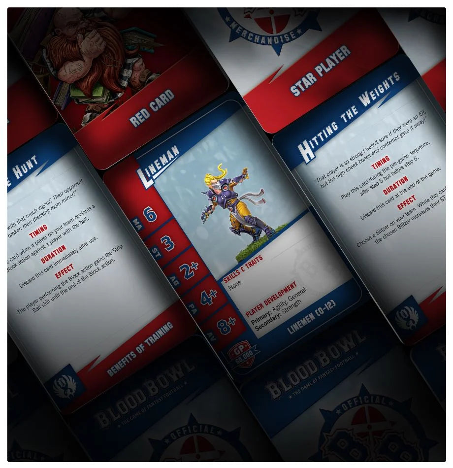 Blood Bowl Elven Union Team Card Pack