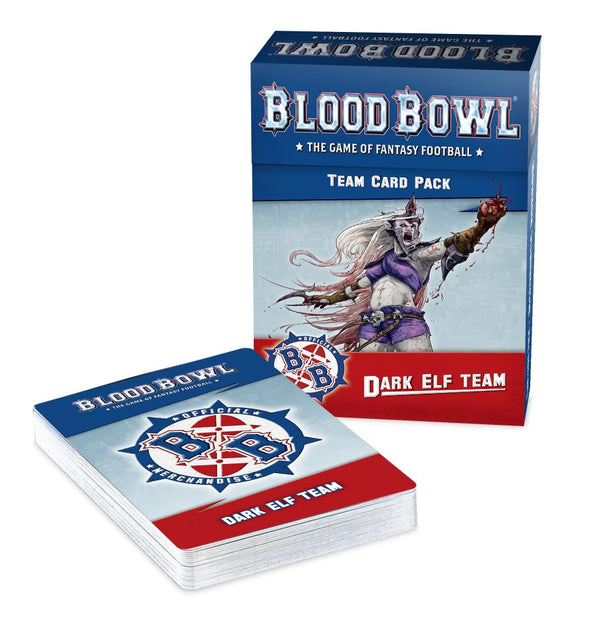 Pack de cartes de l'équipe des elfes noirs de Blood Bowl 