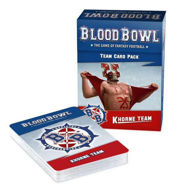 Pack de cartes de l'équipe Blood Bowl Khorne