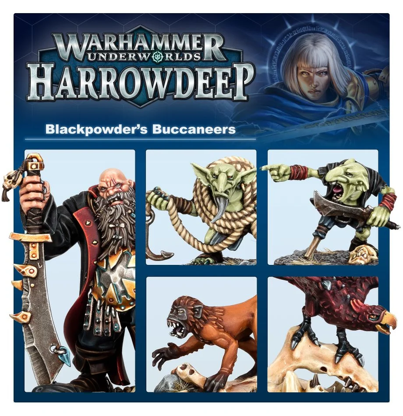 Warhammer Underworlds: Harrowdeep – Blackpowder's Buccaneers (Spanish)