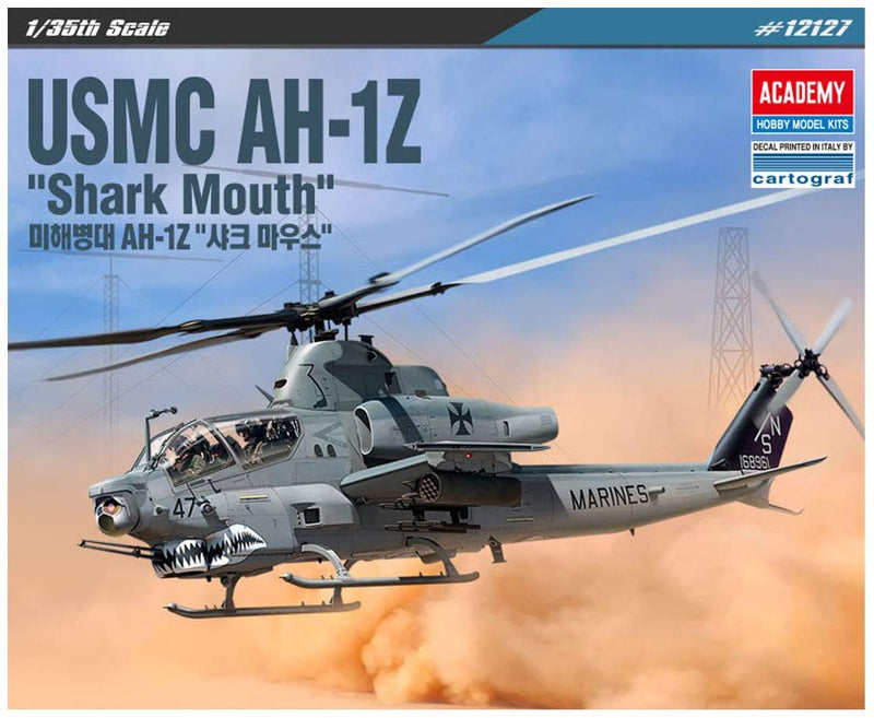 Académie 1:35 USMC AH-1Z Cobra Shark Mouth