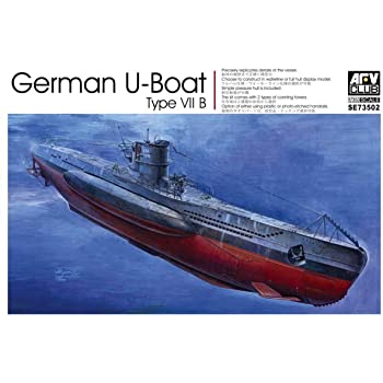 1:350 AFV Club German U-Boat Type VII B