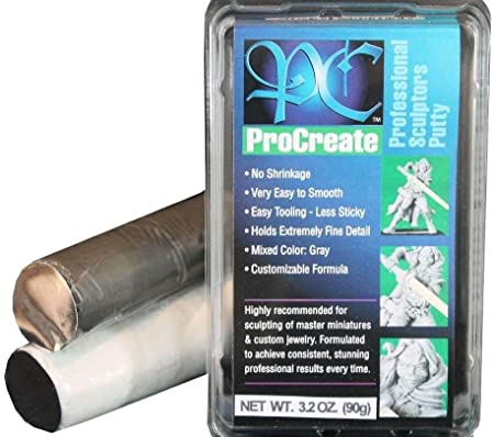 Kraftman Miniature Accesories: Pro Create  Professional Sculptors Putty