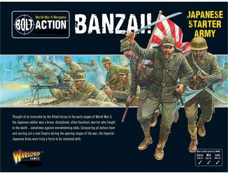 BOLT ACTION BANZAII ARMÉE DE DÉMARRAGE IMPÉRIALE JAPONAISE
