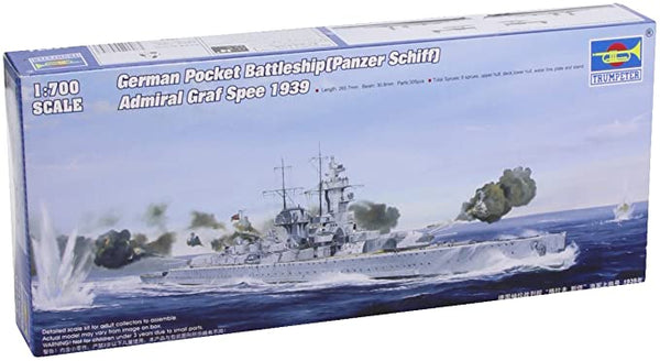 Trumpeter 1:700 Cuirassé amiral de poche allemand Graf Spee