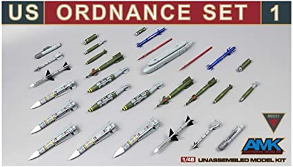 AMK 1/48 Ensemble de munitions Armes