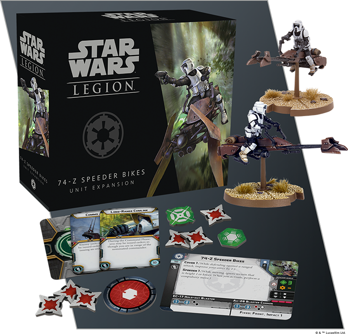 Starwars Legion: 74-Z Speeder Bikes Unit Expansion
