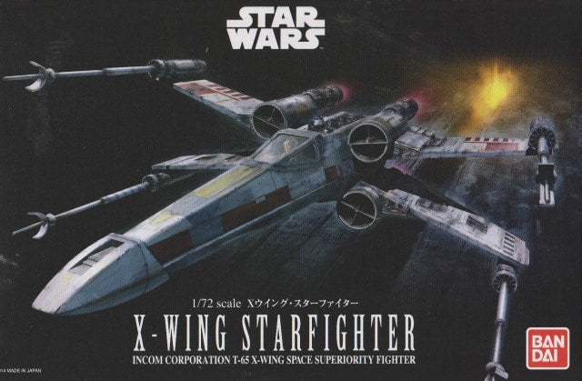 Star wars 1/72 X-Wing Star Fighter