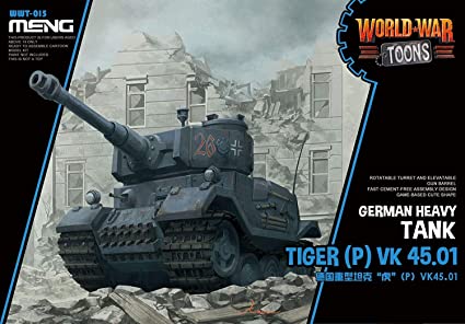 Meng World War Toons - Tiger (P) VK 45.01 Char lourd allemand