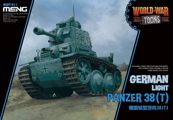 Meng World War Toons - Char léger allemand Panzer 38(t)