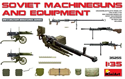 1:35 MiniArt Soviet Machineguns and Equipment