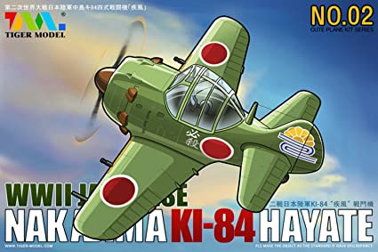 Série d'avions mignons modèle Tiger - Ki-84 Hayate