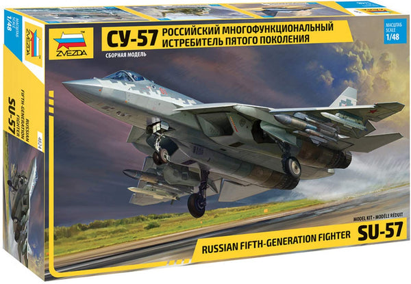 Su-57 Felon Russian Fifth Generation Fighter ZVEZDA 1/48