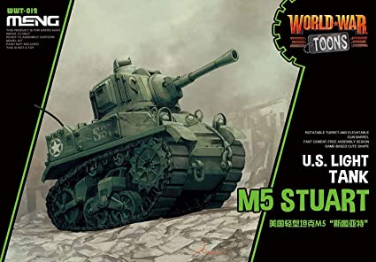 Meng World War Toons - M5 Stuart US Light Tank