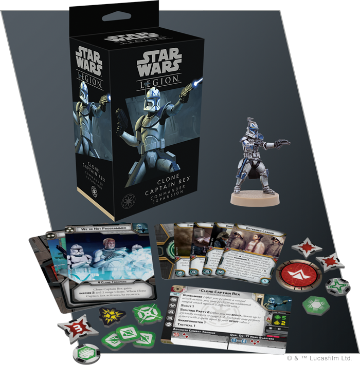Star Wars: Legion Clone Captain Rex Commander Expansion