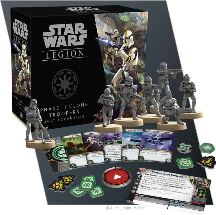 Star Wars: Legion Phase II Clone Troopers Unit Expansion