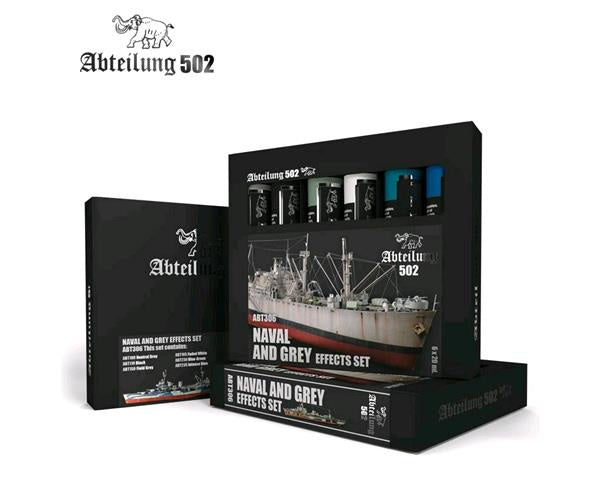 ABT306 Abteilung 502 Naval and Grays effects set (6 Oil Colors)