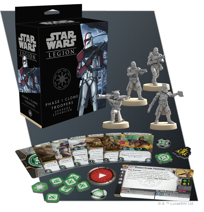 Star Wars: Legion: Phase I Clone Trooper UPGRADE Expansion