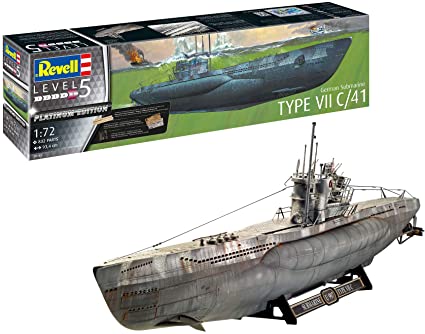 1:72 Revell Allemagne Sous-marin allemand Type VII C/41