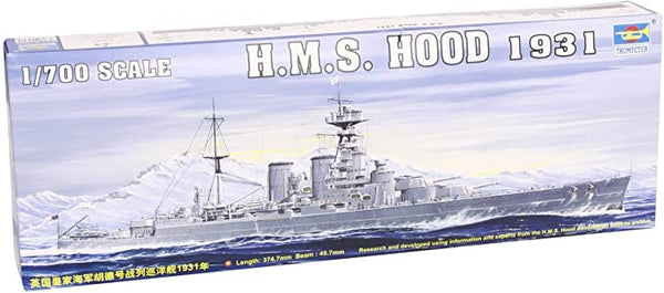 Trumpeter 1/700 HMS Hood British Battleship 1931 Model Kit 