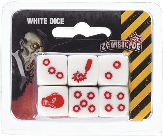 Zombicide : Pack de dés blancs