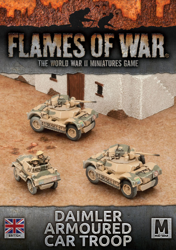 Flames of War : Troupe de véhicules blindés Daimler