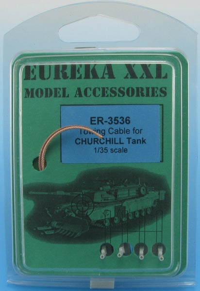 Câble de remorquage Eureka 1/35 ER-3536 pour Churchill