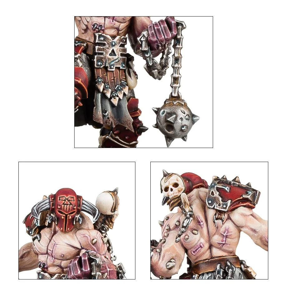 Slaughterpriest With Hackblade And Wrath-Hammer