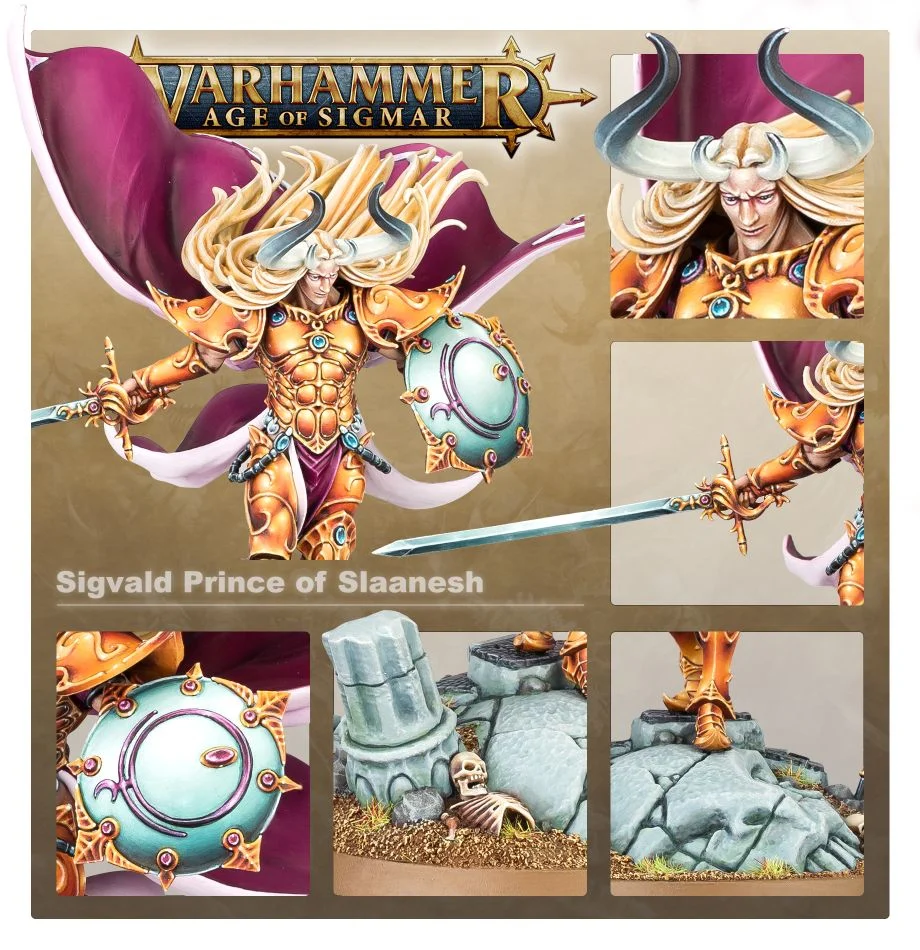 HEDONITES : SIGVALD PRINCE OF SLAANESH