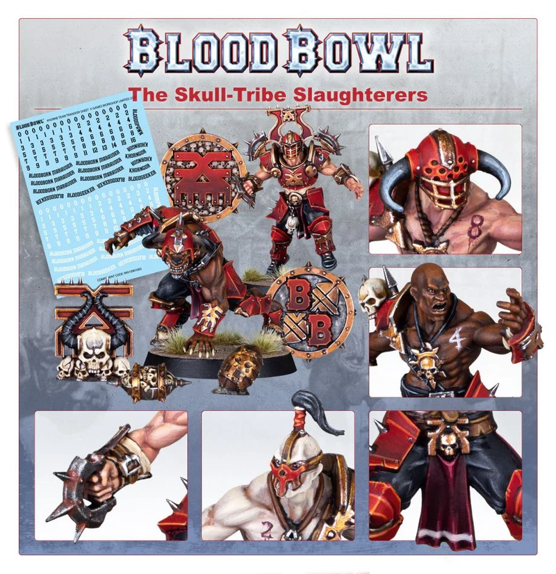 Equipo Khorne de Blood Bowl: Skull-tribe Slaughterers