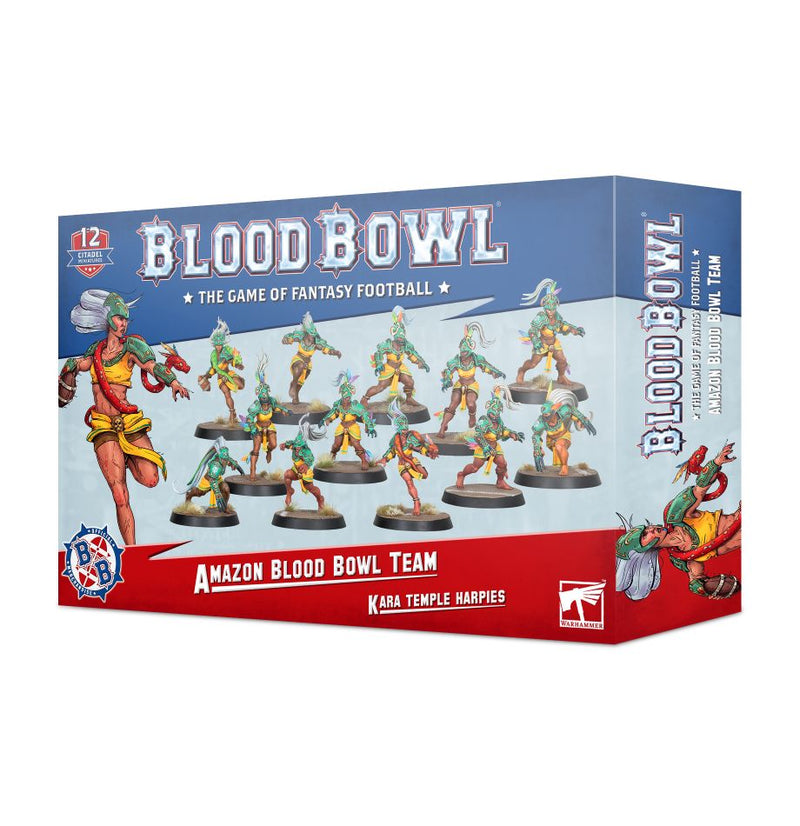 Blood Bowl Amazons Team: Kara Temple Harpies