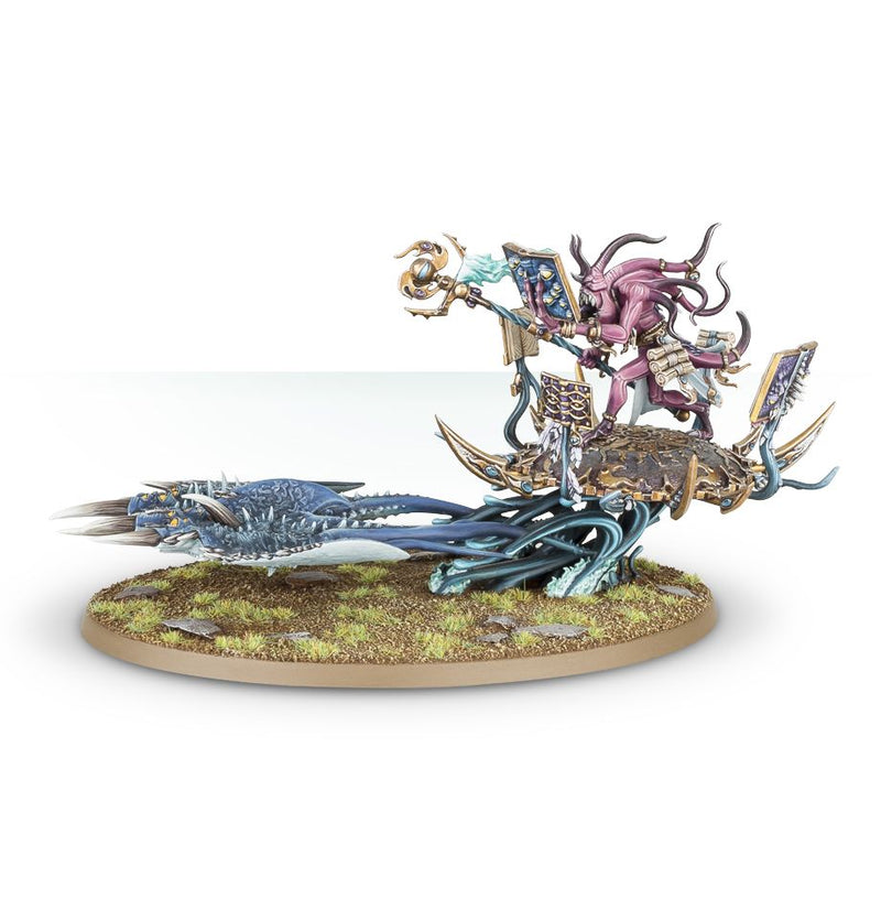 Fateskimmer, héraut de Tzeentch sur le Chariot ardent