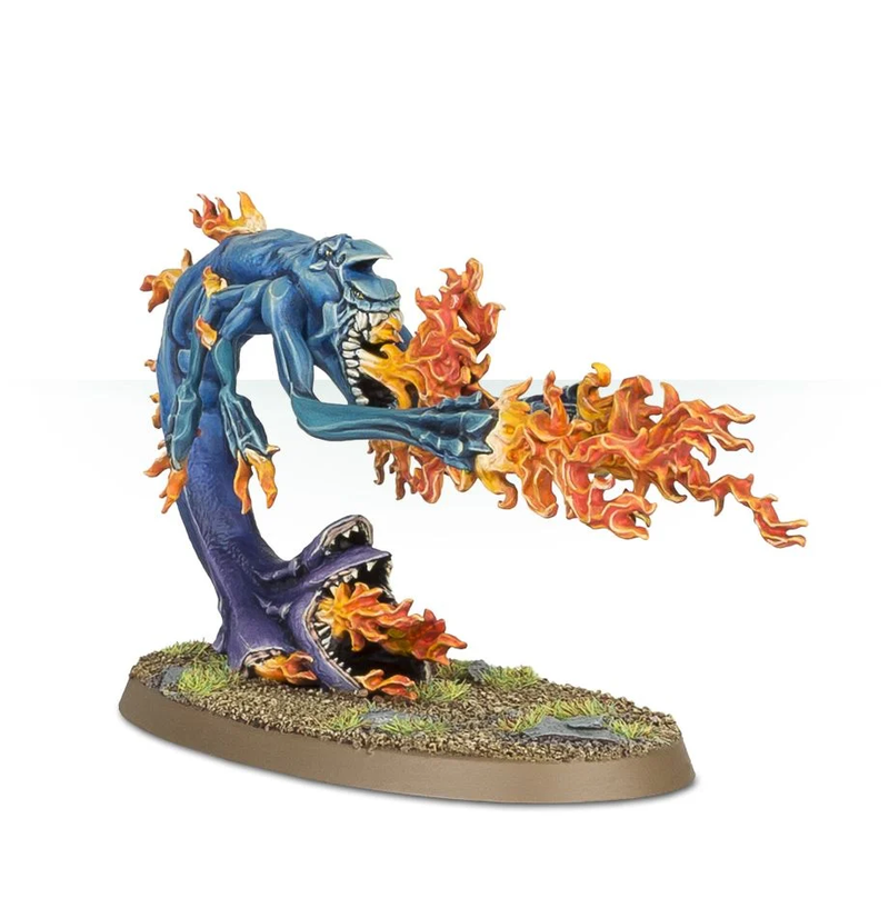 Fateskimmer, héraut de Tzeentch sur le Chariot ardent