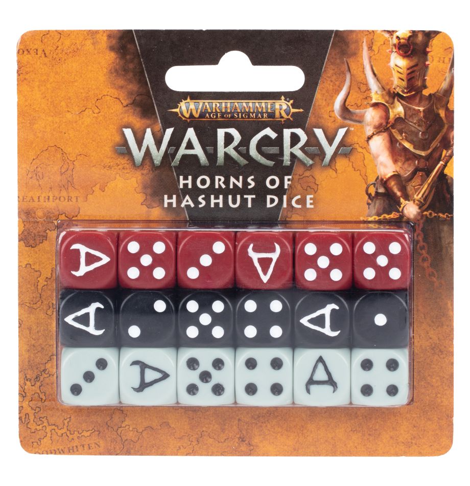 Juego de dados de los Cuernos de Hashut